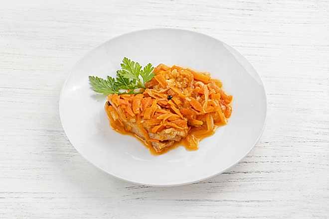 Рыба под маринадом в Пироговом Дворике