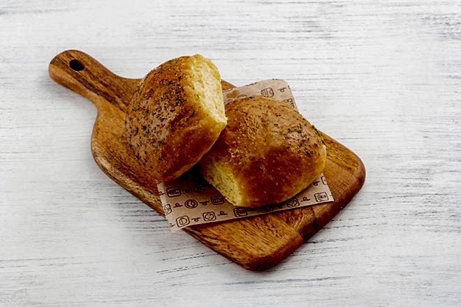 Набор пампушек тыквенных с чесноком и зеленью в Пироговом Дворике