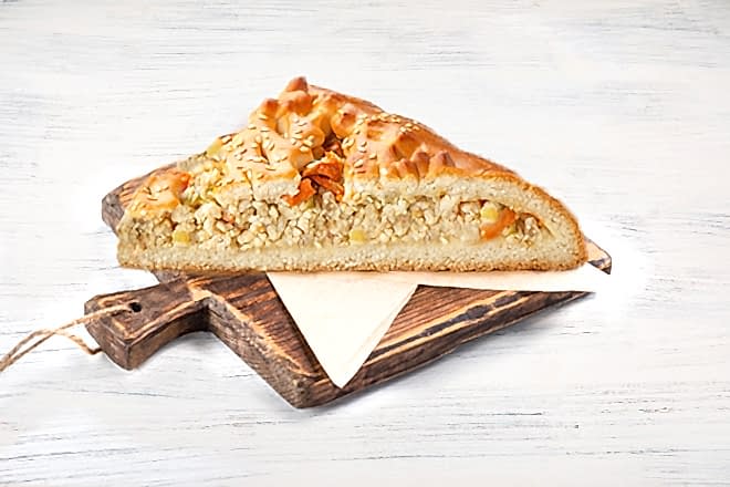 Пирог с индейкой и кабачком в Пироговом Дворике