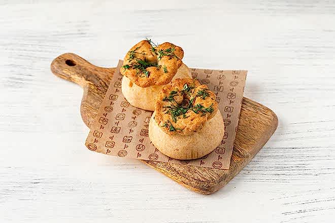 Набор лукошек с индейкой в Пироговом Дворике