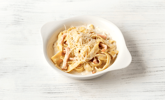 Паста Карбонара в Пироговом Дворике