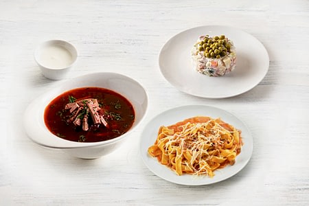 Обед "Мясной" в Пироговом Дворике