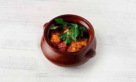 Жаркое из свинины в Пироговом Дворике