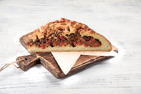 Пирог с баклажанами и томатами в Пироговом Дворике